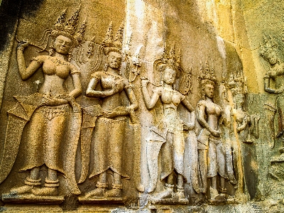 Old cambodia culture temple Photo