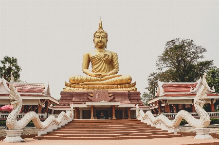 Foto Agama budha patung asia