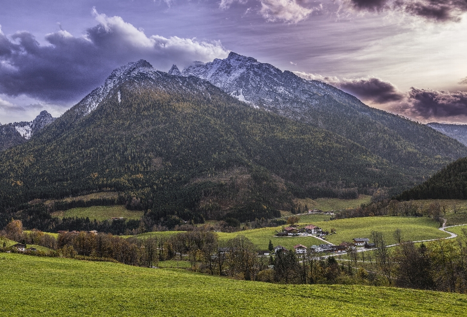 Sky highland nature mountainous landforms