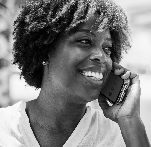 African american descent afro Photo