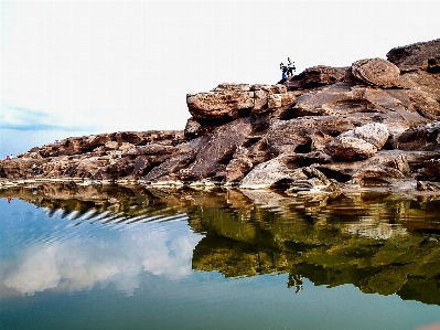 Rock travel water landscape Photo