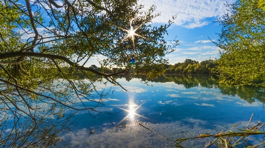 Reflection water nature sky Photo