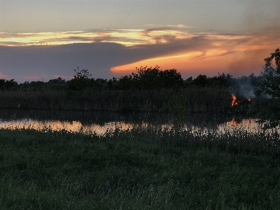 Sky dawn wilderness atmosphere Photo