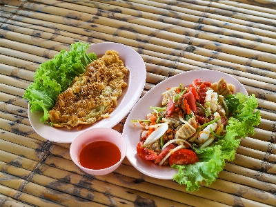 タイの 辛い 料理 食べ物 写真