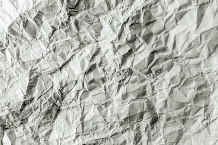 Paper background white crumpled Photo