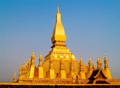 Golden luang temple tourism Photo