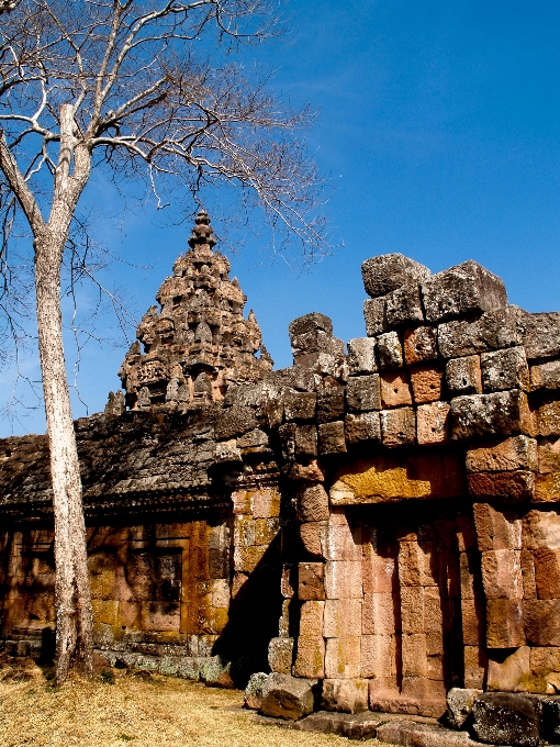 Architecture temple stone thailand