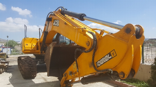 Foto Escavatore attrezzatura da costruzione
 veicolo bulldozer