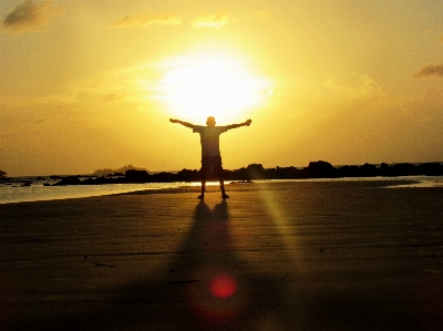 Amazon body of water sky sun Photo