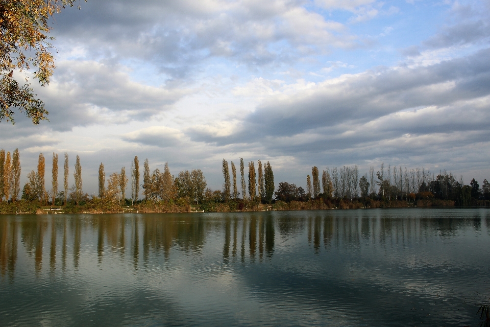 Lac ciel gratuit reflets
