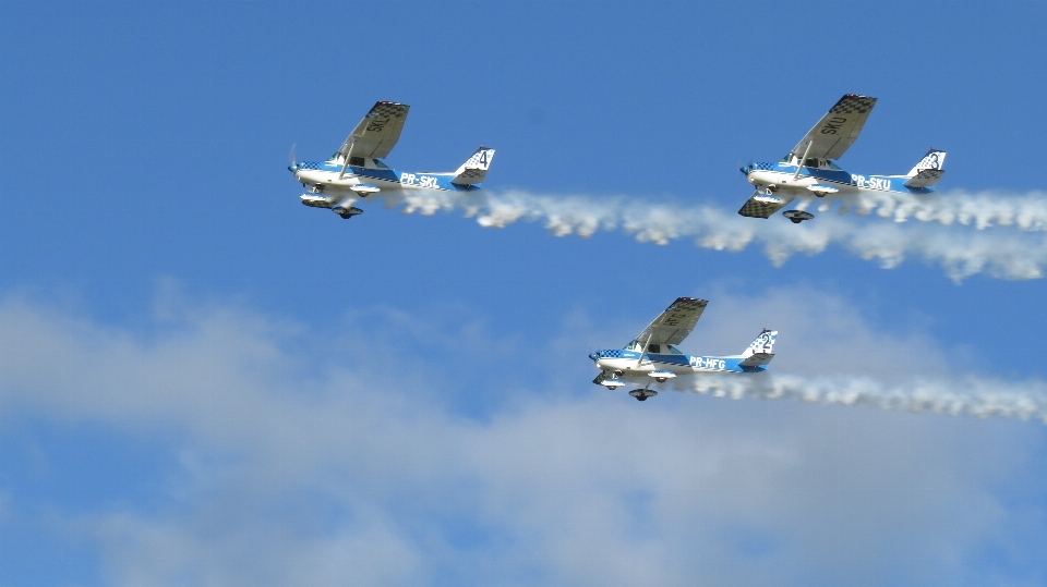 飞机 航空 展示 天空