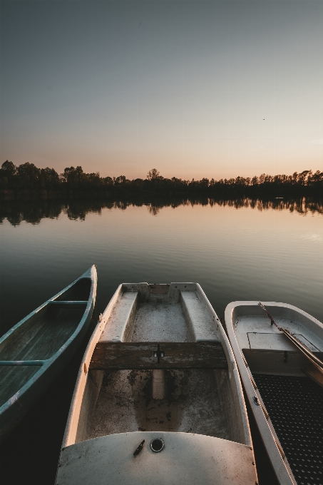 Tramonto rispecchiamento
 lago riflessione