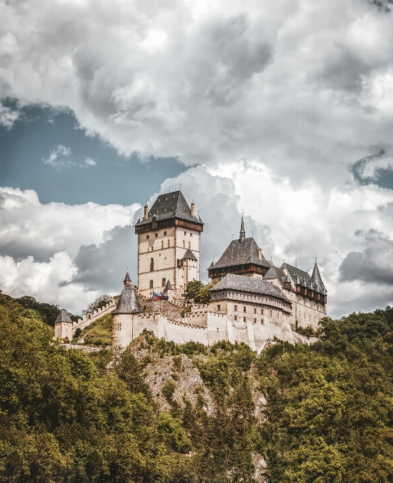 Castle karl stone karlstein czech republic