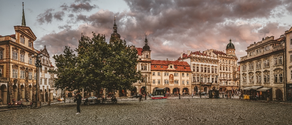 Prague space city building