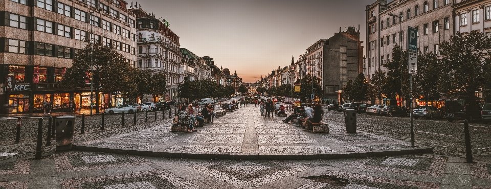 Prague wenceslas square architecture tourism