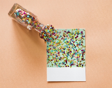 Abstract background bottle card Photo