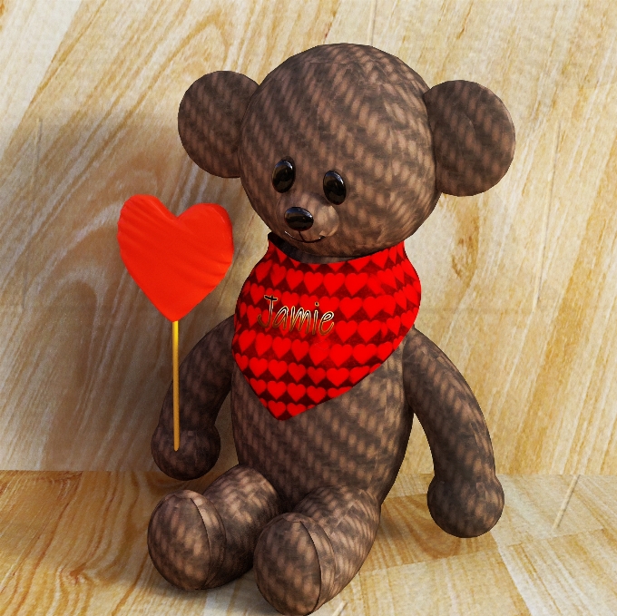 Osito de peluche peluche
 corazón amar