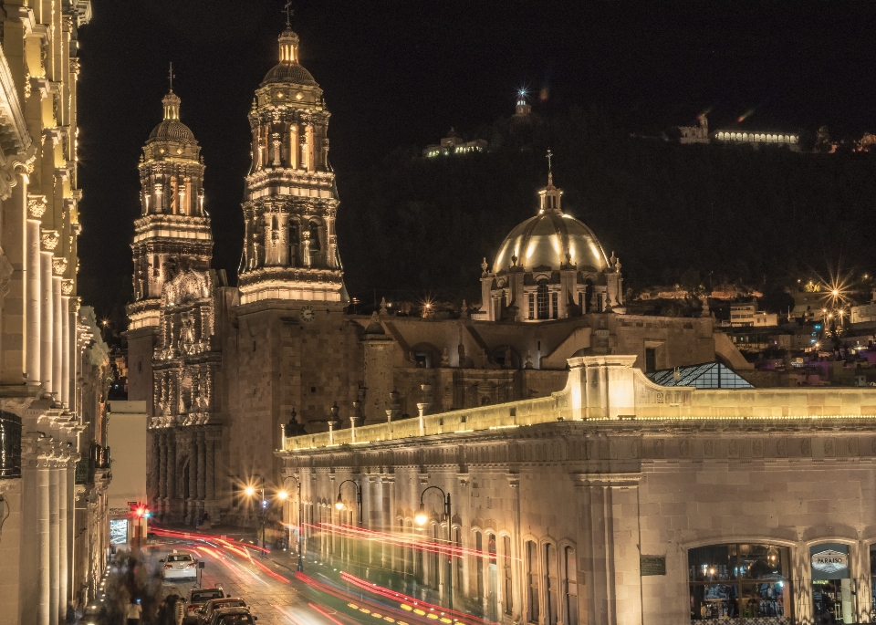 Notte zacatecas
 architettura lunga esposizione
