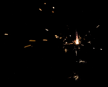 Light black fireworks darkness Photo