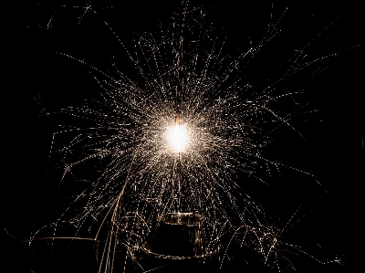 Light fireworks sparkler darkness Photo