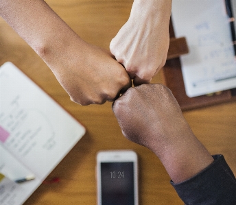 Achievement agreement bump business Photo