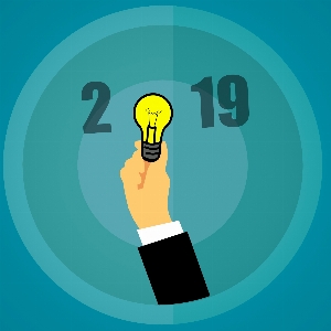 Happy new year ideas 2019 bulb Photo