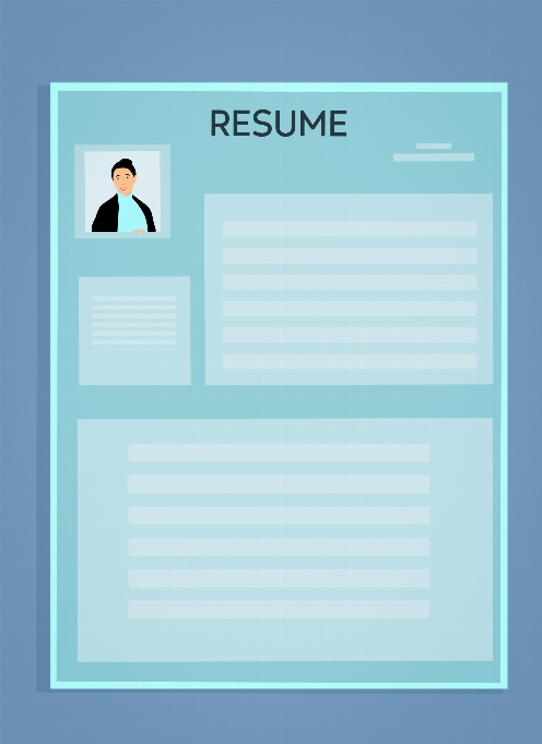 Resume cv template application