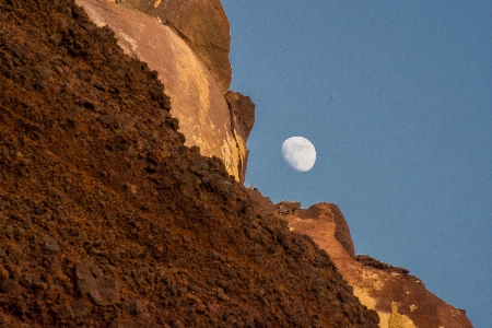 Moon mountain red beach Photo