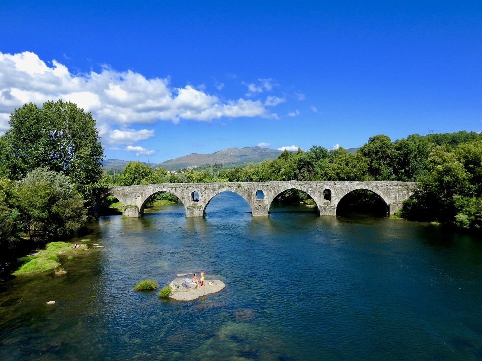 Bridge amares portugal green