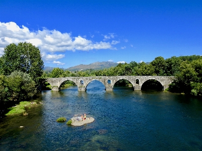 Bridge amares portugal green Photo