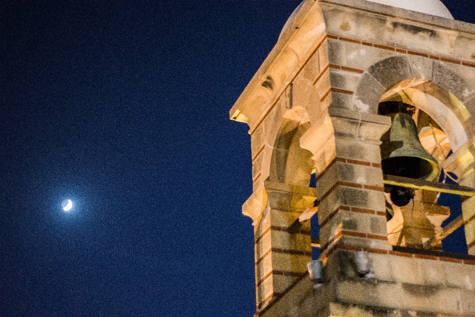 Lua estrutura igreja céu