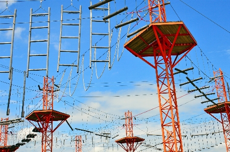 Sky electricity electrical supply structure Photo