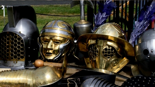 Foto Bronze leme capacete equipamento de proteção pessoal
