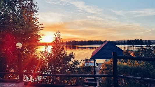 Sunset sky nature reflection Photo