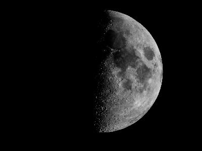 Foto Lua preto e branco
 fotografia monocromática
