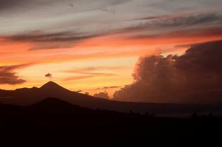 Sunset sunrise sky orange Photo