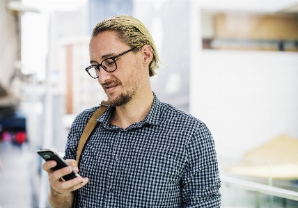 American bearded blond caucasian Photo