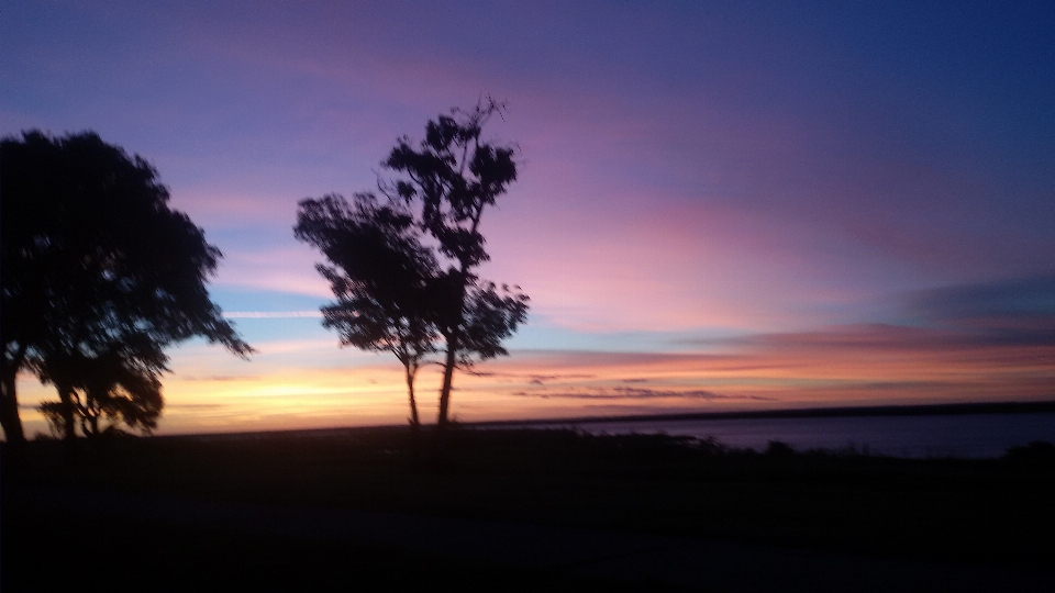 Argentine coucher de soleil ciel horizon