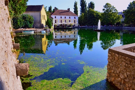 Mill pond lake water Photo