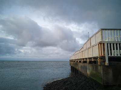 Foto Cuxhaven
 laut pegangan tangan dock