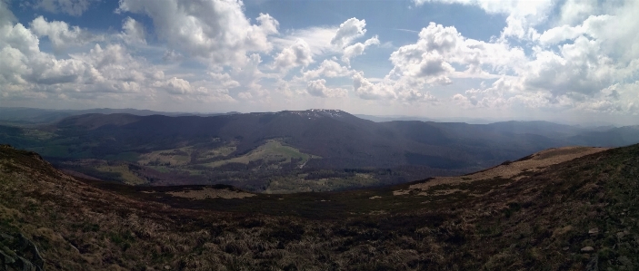 Berg himmel hochland grat
 Foto