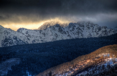 Mountain sky winter mountainous landforms Photo