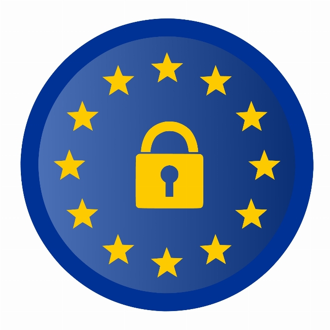 Gdpr icon lock button