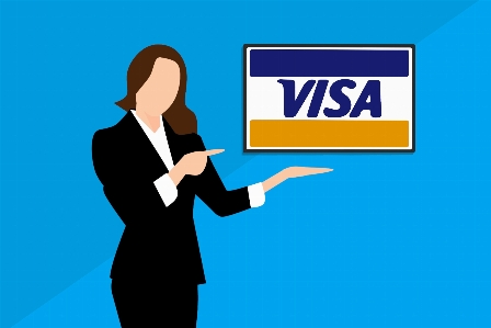 Credit card visa bank Photo