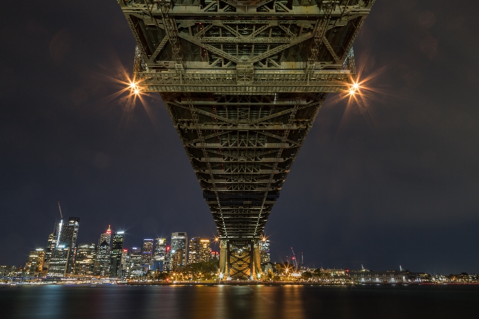 Sydney pont du port
 australie nuit