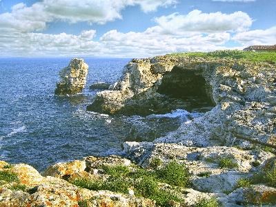 Sea rocks coast rock Photo