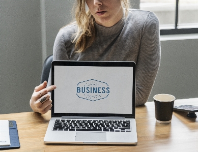 American blond business casual Photo