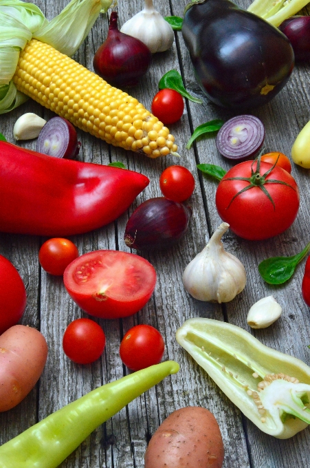 Vegetables colorful vegetable background