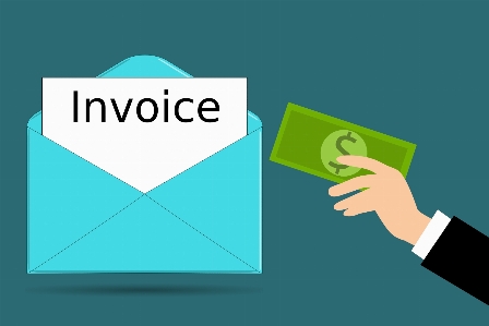 Pay bill invoice template Photo