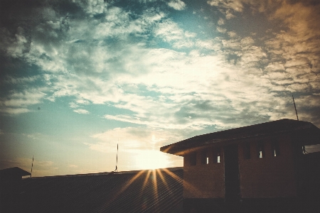 Foto Langit awan suasana cakrawala